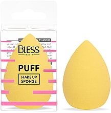 Kup Gąbka do makijażu, żółta - Bless Beauty PUFF Make Up Sponge