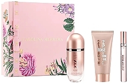 Carolina Herrera 212 Vip Rose - Zestaw (edp/80ml + b/lot/100ml + edp/10ml) — Zdjęcie N1