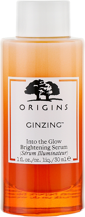 Wymienna butelka nawilżającego serumu zapewniająca równomierny koloryt i blask skóry - Origins GinZing Into The Glow Brightening Serum Refill — Zdjęcie N1