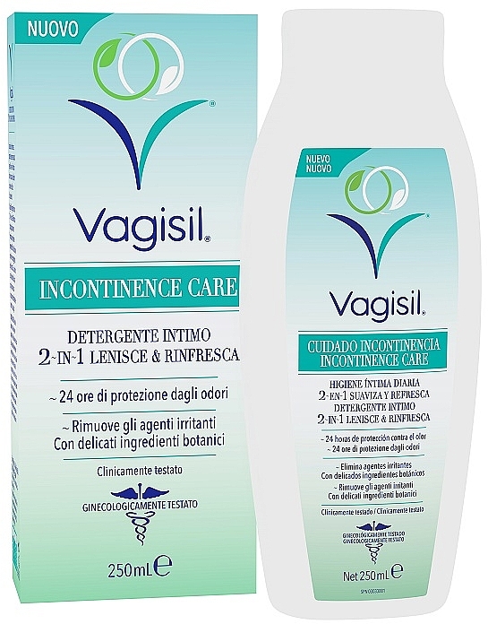 Żel do higieny intymnej - Vagisil Incontinence Care Daily Intimate Hygiene — Zdjęcie N1