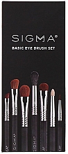 Zestaw pędzli do makijażu, 7 szt. - Sigma Beauty Basic Eye Brush Set — Zdjęcie N1