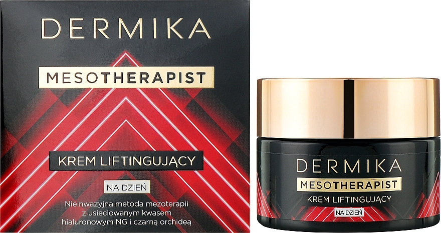 WYPRZEDAŻ Liftingujący krem do twarzy na dzień - Dermika Mesotherapist Lifting Cream * — Zdjęcie N2