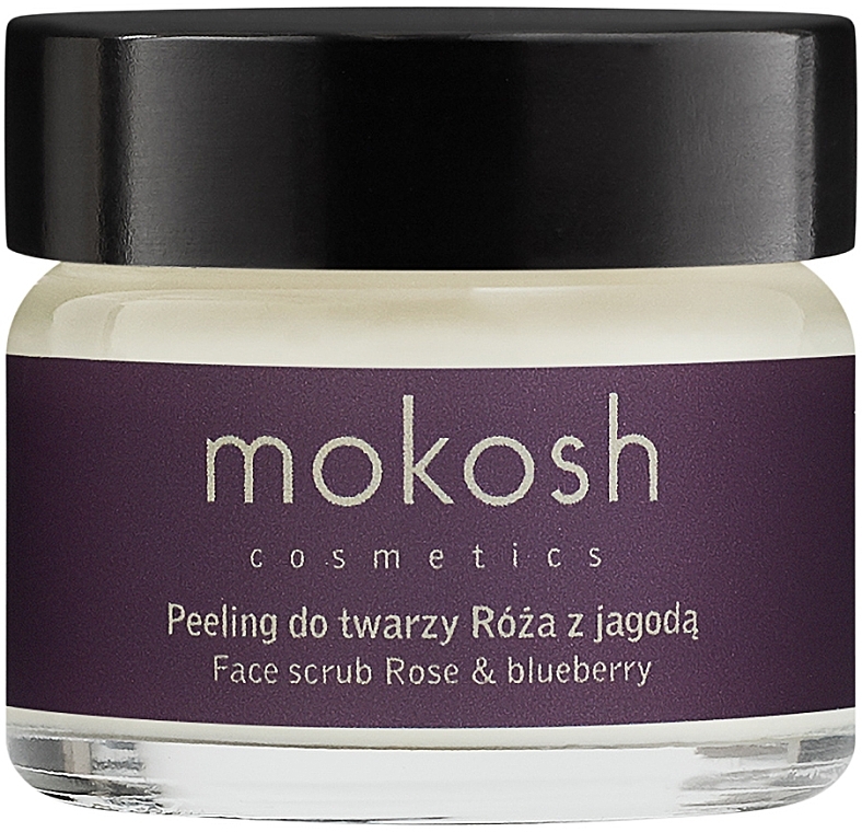 Aktywny peeling do twarzy Róża z jagodą - Mokosh Cosmetics — Zdjęcie N1