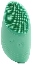 Szczoteczka do mycia twarzy, zielona - Usu Cosmetics Nusu Facial Cleansing Brush — Zdjęcie N1