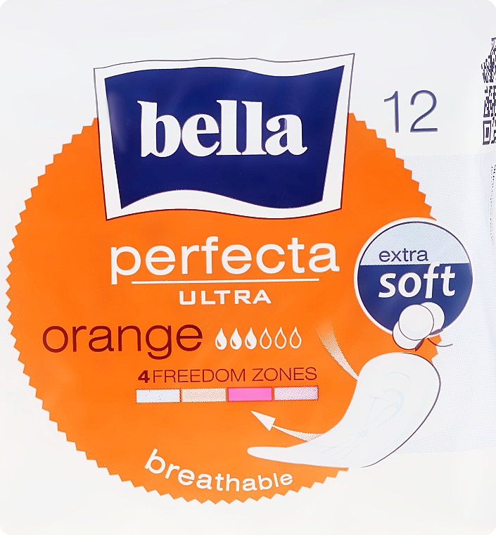 Podpaski, 12 szt. - Bella Perfecta Ultra Orange — Zdjęcie N1
