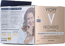 PRZECENA! Odżywiający krem do twarzy na noc po menopauzie - Vichy Neovadiol Replenishing Firming Night Cream * — Zdjęcie N2