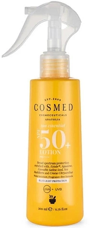 Balsam przeciwsłoneczny w sprayu - Cosmed Sun Essential SPF50 Spray Lotion — Zdjęcie N1