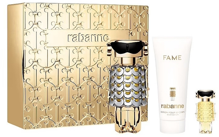 Paco Rabanne Fame - Zestaw (edp/80ml + b/lot/100ml + edp/mini/4ml) — Zdjęcie N1