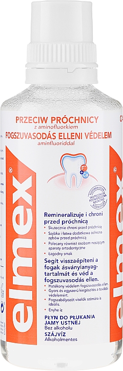 Płyn do płukania jamy ustnej bez alkoholu - Elmex Przeciw Próchnicy — Zdjęcie N2
