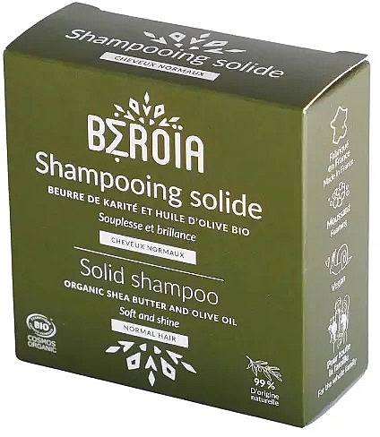 Szampon w kostce zapewniający miękkość i połysk, włosy normalne - Beroia Solid Shampoo — Zdjęcie N1