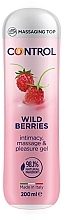 Żel do masażu Dzikie jagody - Control Hydrating Massage Gel 3In1 Wild Berries — Zdjęcie N1