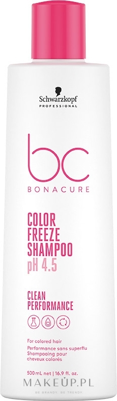Szampon do włosów farbowanych - Schwarzkopf Professional Bonacure Color Freeze Shampoo pH 4.5 — Zdjęcie 1000 ml