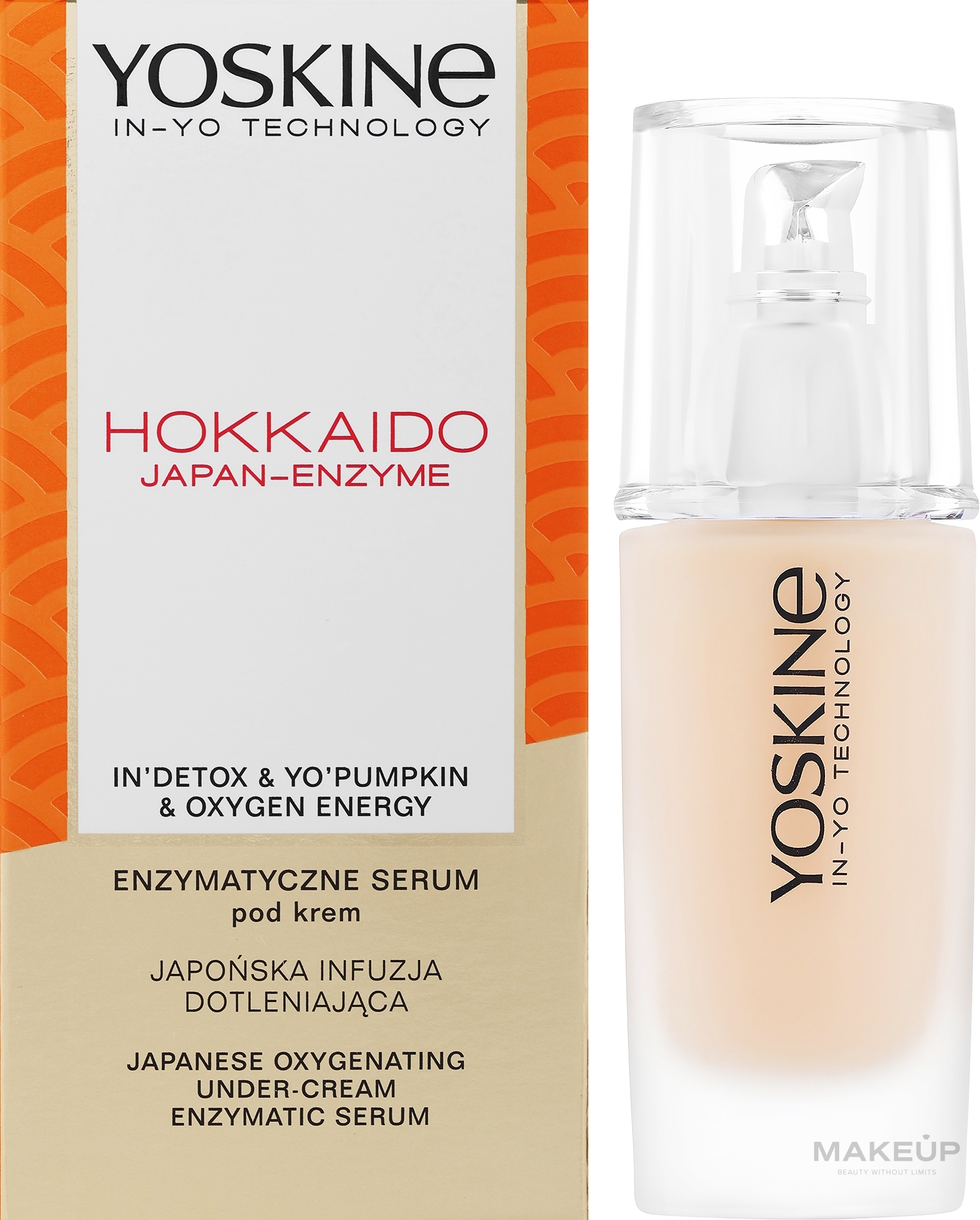 Serum przeciwzmarszczkowe z peptydami i enzymami - Yoskine Hokkaido Japan-Enzyme 40+ — Zdjęcie 30 ml