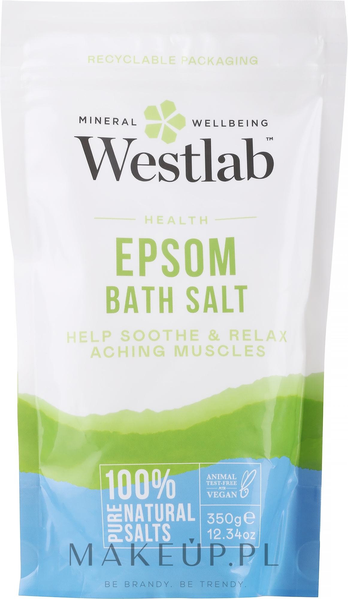 Relaksująca sól do kąpieli - Westlab Epsom — Zdjęcie 350 g