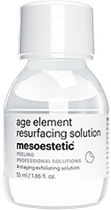 Złuszczający peeling do twarzy - Mesoestetic Age Element Resurfacing Solution — Zdjęcie N1