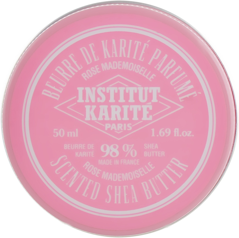 Masło shea 98 % Róża - Institut Karite Rose Mademoiselle Scented Shea Butter — Zdjęcie N4