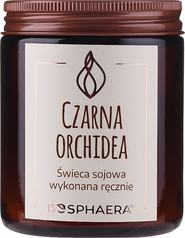 Zapachowa świeca sojowa Czarna orchidea - Bosphaera Black Orchid Candle — Zdjęcie N1