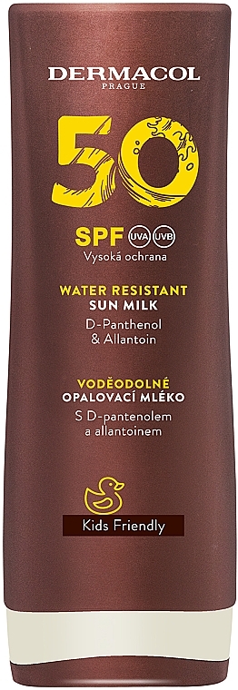 Wodoodporny balsam przeciwsłoneczny - Dermacol Water Resistant Sun Milk SPF 50 — Zdjęcie N1