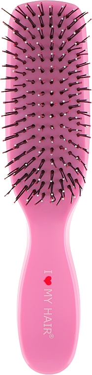 Szczotka do włosów dla dzieci, 1503, różowy połysk, S - I Love My Hair — Zdjęcie N1