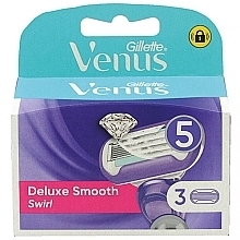 Wymienne ostrza do golenia, 3 szt. - Gillette Venus Deluxe Smooth Swirl Refill Blades — Zdjęcie N1