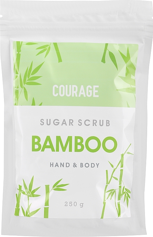 Peeling do rąk i ciała Zielony bambus - Courage Bamboo Hands & Body Sugar Scrub (uzupełnienie) — Zdjęcie N3
