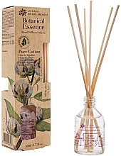Dyfuzor zapachowy Czysta bawełna - La Casa de Los Aromas Botanical Essence Reed Diffuser Pure Cotton — Zdjęcie N2