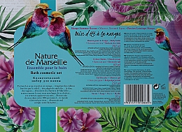 Zestaw kosmetyków o zapachu mango - Nature de Marseille (b/balm/150ml + h/cr/60ml + sh/gel/100ml + soap/90g) — Zdjęcie N3