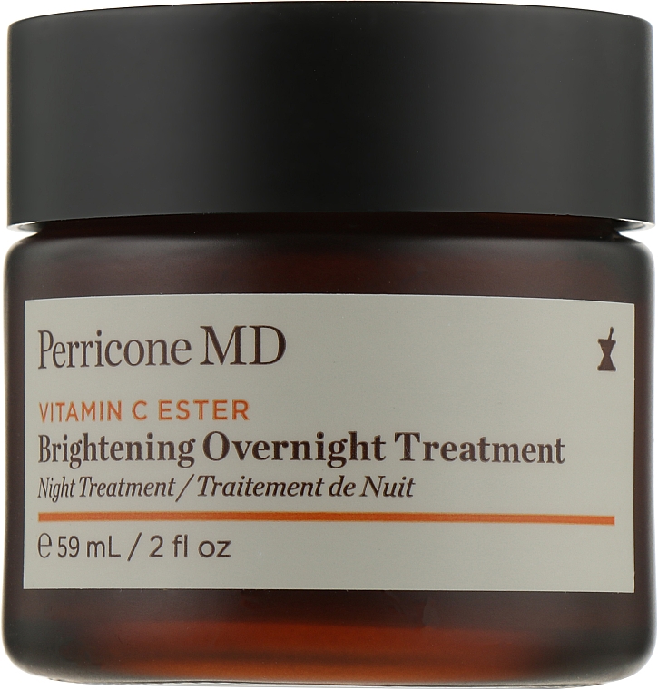 Rozjaśniający krem ​​na noc - Perricone MD Vitamin C Ester Brightening Overnight Treatment