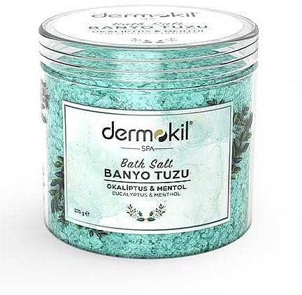 Sól do kąpieli z eukaliptusem i mentolem - Dermokil Bath Salt Eucalyptus Menthol — Zdjęcie N1