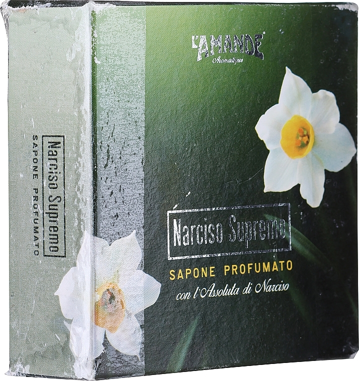 PRZECENA! L'Amande Narciso Supremo - Perfumowane mydło w kostce * — Zdjęcie N4