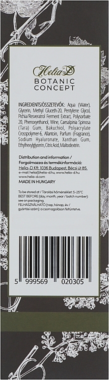 Serum przeciwzmarszczkowe - Helia-D Botanic Concept Serum — Zdjęcie N3