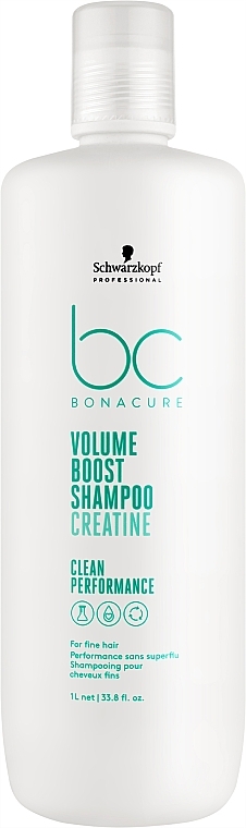 Szampon do włosów cienkich - Schwarzkopf Professional Bonacure Volume Boost Shampoo Ceratine
