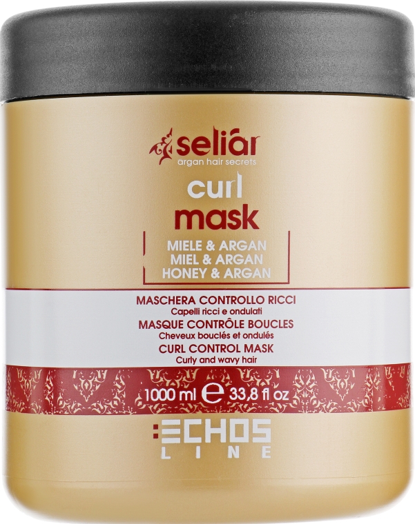 Maska do włosów kręconych - Echosline Seliar Curl Mask — Zdjęcie N1