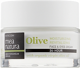 Kup Nawilżający krem rewitalizujący do twarzy i pod oczy - Mea Natura Olive 24h Moisturizing And Revitalizing Face&Eyes Cream