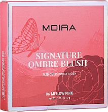 Róż do policzków - Moira Signature Ombre Blush  — Zdjęcie N14
