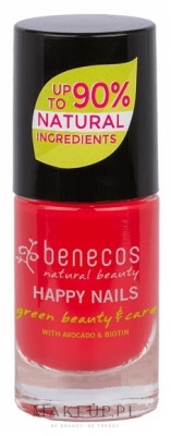 Lakier do paznokci, 5 ml - Benecos Happy Nails Nail Polish — Zdjęcie Hot Summer