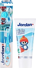 Zestaw do mycia zębów dla dzieci - Jordan (toothbrush/1pc + toothpaste/50ml) — Zdjęcie N1