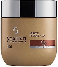 Kup Keratynowa maska ​​do włosów - System Professional Luxe Oil Lipidcode Keratin Restore Mask L3