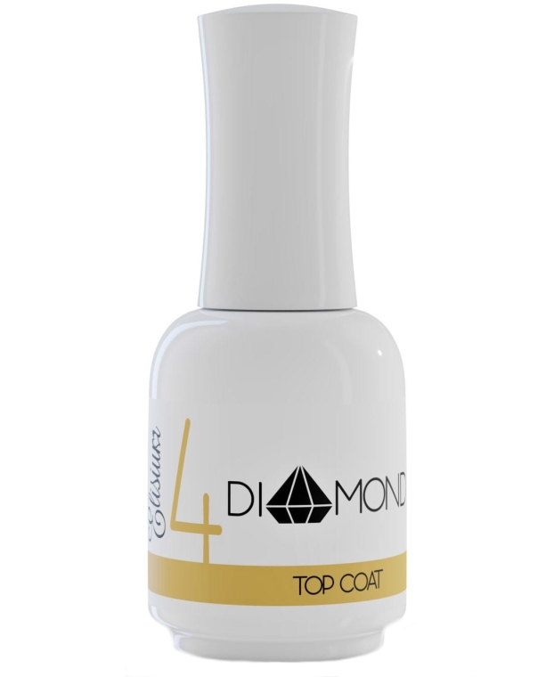 Top coat do manicure tytanowego - Elisium Diamond Liquid 4 Top Coat — Zdjęcie N1