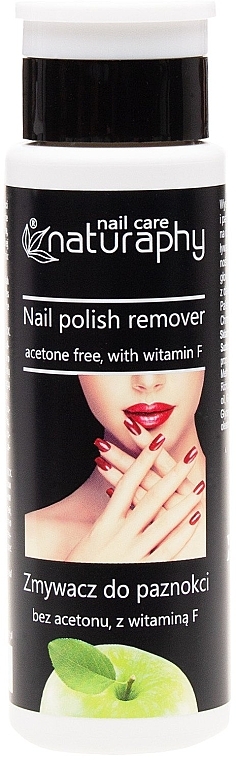 Zmywacz do paznokci bez acetonu z witaminą F Jabłko - Naturaphy Nail Polish Remover Apple Scent — Zdjęcie N1