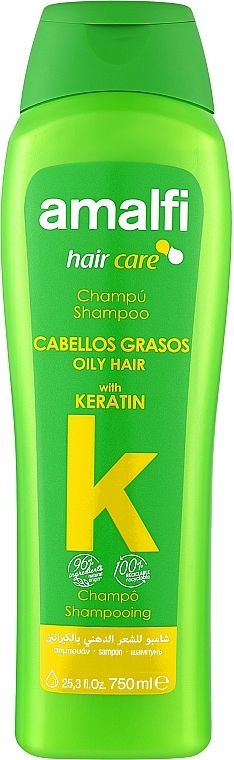 Szampon do włosów przetłuszczających się z keratyną - Amalfi Keratin For Oily Hair Shampoo
