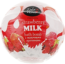 Kup Bomba do kąpieli z proteinami mleka Truskawka, czerwona - Dolce Vero