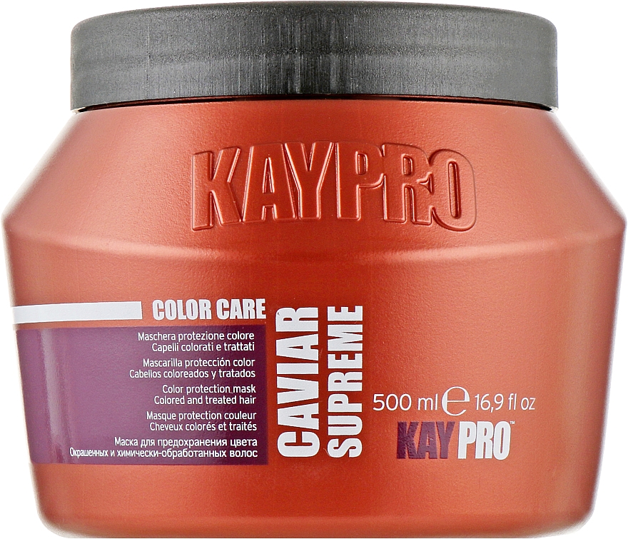 Maska kawiorowa chroniąca kolor włosów farbowanych - KayPro Special Care Caviar Mask — Zdjęcie N1