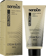 Krem do włosów rozjaśniający do 7 tonów - Sensus InBlonde Cream Black Deco — Zdjęcie N2