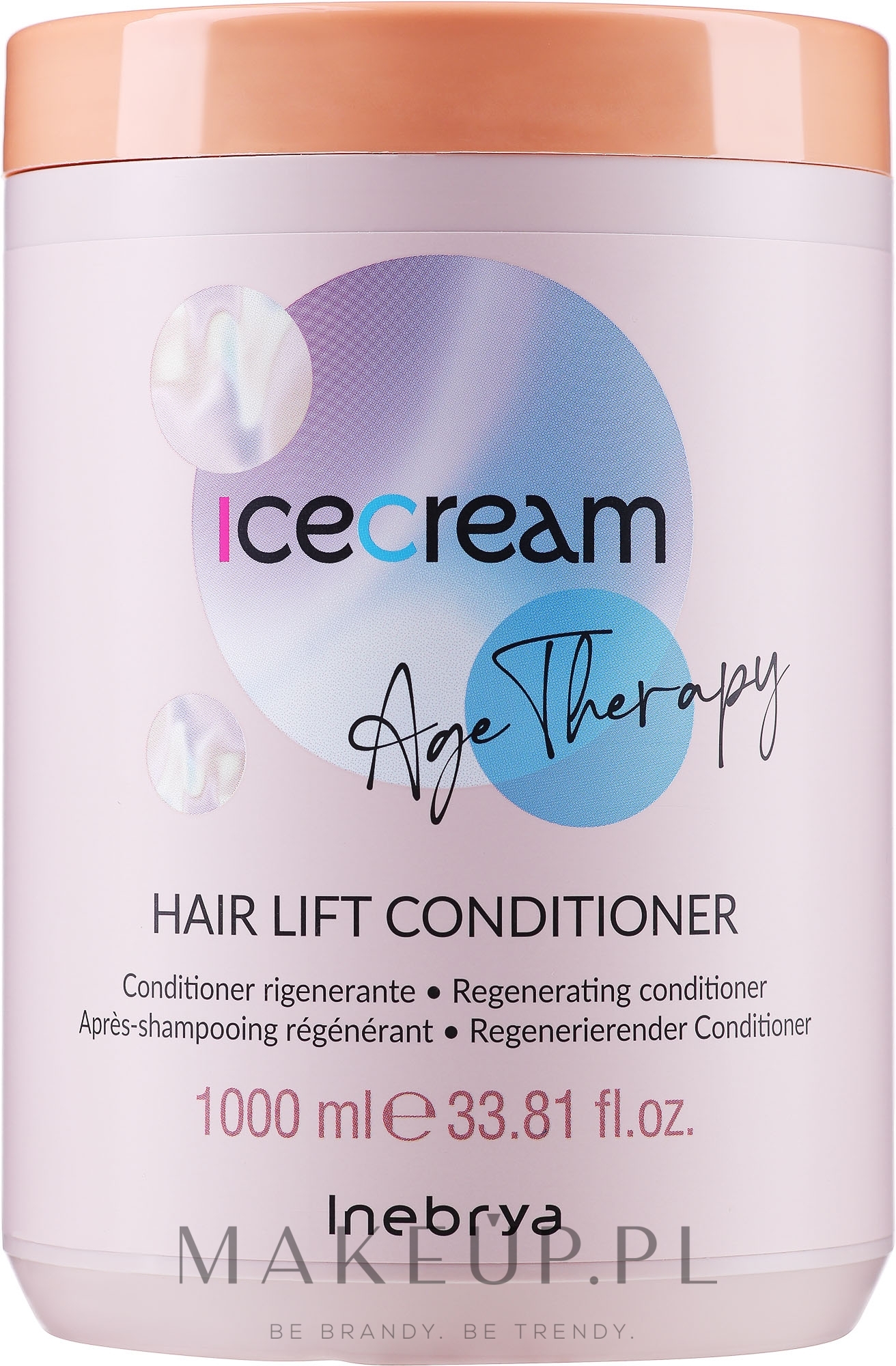 Odżywka do włosów traktowanych chemicznie - Inebrya Age Therapy Hair Lift Conditioner — Zdjęcie 1000 ml