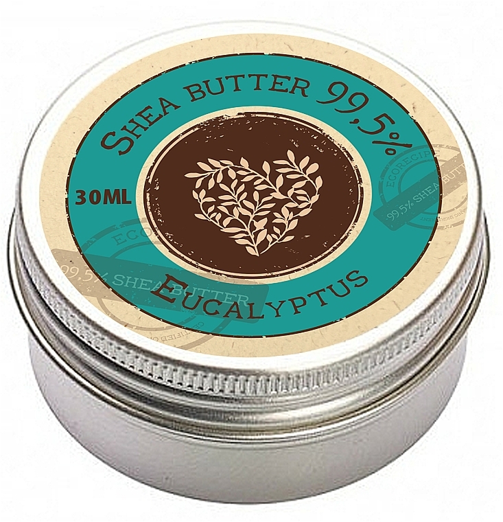 Masło shea do ciała Eukaliptus - Soap&Friends Eukaliptus Shea Butter 99,5% — Zdjęcie N1