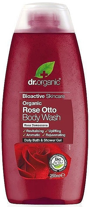 Żel pod prysznic Róża Otto - Dr Organic Bioactive Skincare Organic Rose Otto Body Wash — Zdjęcie N1