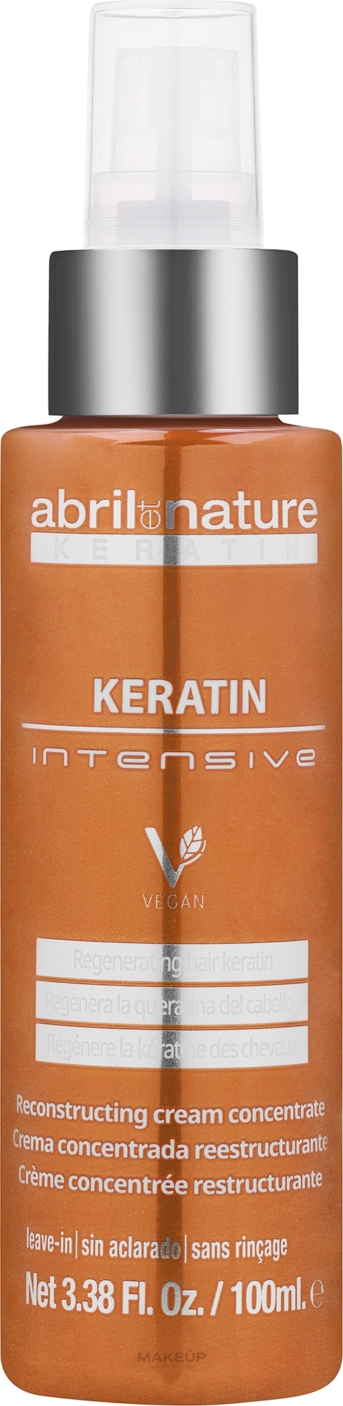Serum do włosów z keratyną - Abril et Nature Keratin Intensive Treatment — Zdjęcie 100 ml