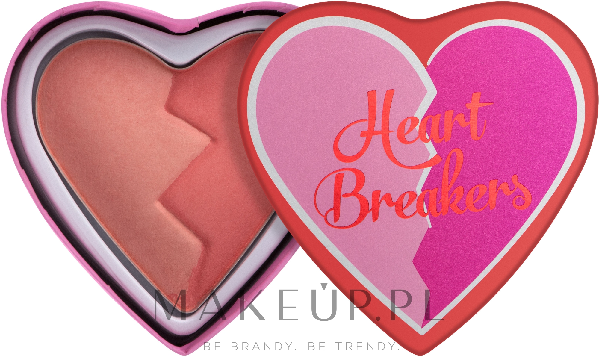 Róż do policzków - I Heart Revolution Heartbreakers Matte Blush — Zdjęcie Brave