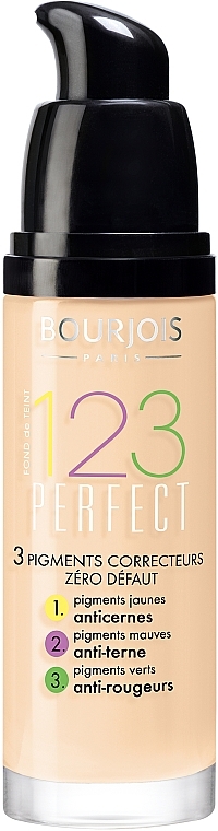 PRZECENA! Podkład do twarzy - Bourjois 123 Perfect Foundation * — Zdjęcie N4